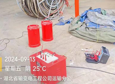 武汉市黄陂客户电缆耐压试验实例